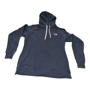 The North Face Hoodie Womens Large CA Since Sixty-Six Graphic Pullover Navy Blue